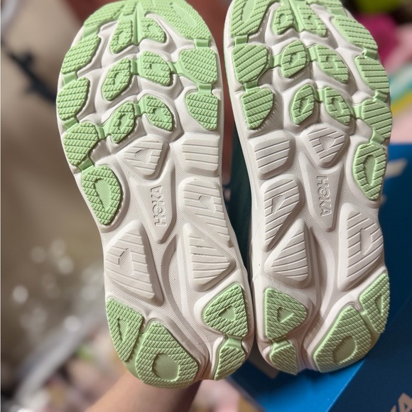 Hoka Athletic Shoes in Aqua Blue and White - Picture 6 of 10